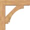Ekena Millwork Imperial Block Smooth Bracket w/ Offset Brace, Western Red Cedar, 7 1/2"W x 32"D x 32"H BKT0806X32X32IMP05SWR - alternate 4